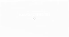 Desktop Screenshot of namdalressurs.no